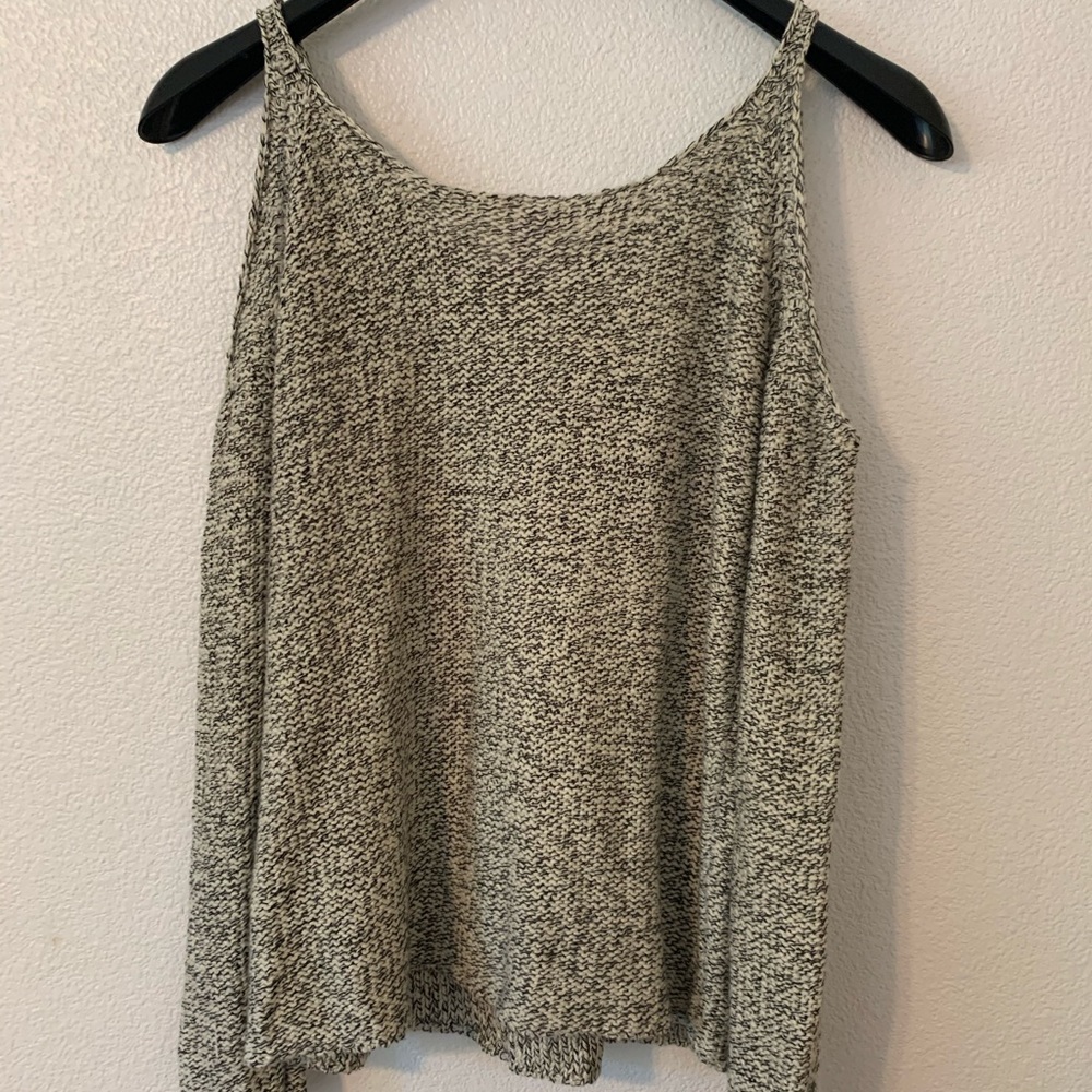 Alya Francescas cold shoulder marled sweater
